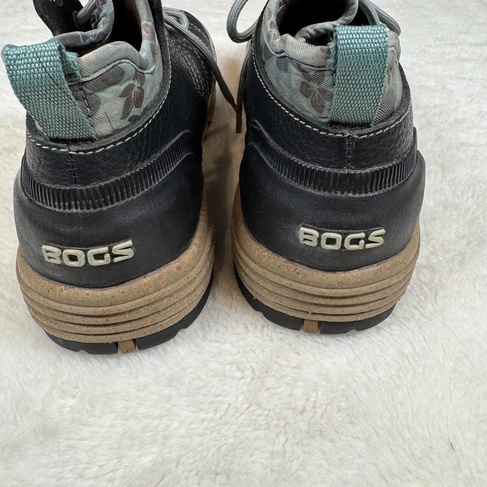 BOGS Hiking Boots Osmosis Navy Blue Fabric Lace Up Sneakers Shoe Women Size US 7 - Picture 7 of 13